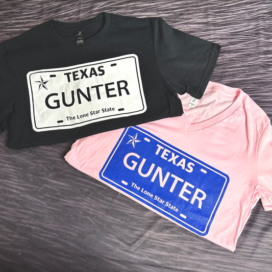 Gunter License plate Tee